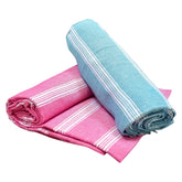 Comfort Weave Cotton Bath Towels 250 Gsm Multicolor (Set Of 2)