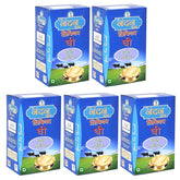 Organic Cow Ghee By New Nandan Gold | Rich Aromatic & Nutritious Indian Cow Ghee Perfect For Cooking | 5 Litre (1 Litr * 5) 169.0 Ounce | Box Pack