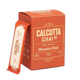 Calcutta Chai Co Instant Tea Premix Masala Chai - 15 Sachets, 210gm, 7.4 Ounce | Premixed With Milk Solids & Sugar - Just Add Hot Water | Added Natural Spices - High Caffeine
