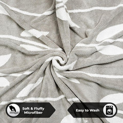 Story@Home Bath Towel Large Size 500 Gsm Quick Dry Bath Towel | Perfect For Everyday Use (Misty Leaves)