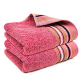 Mush Designer Bamboo Hand Towel 400 Gsm | Ultra Soft, Absorbent & Quick Dry Hand Towel - Ruby Red