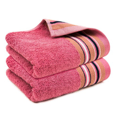 Mush Designer Bamboo Hand Towel 400 Gsm | Ultra Soft, Absorbent & Quick Dry Hand Towel - Ruby Red
