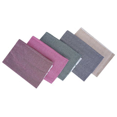 Comfort Weave Cotton Striped Bath Towels 250 Gsm Multicolor (Set Of 5)