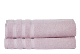Senses By Riba Cotton Bath & Swim Towel 1000 Gsm | Ultra Soft, Super Absorbent Bath Sheet (Pink) - Pack Of 2