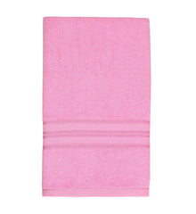 Cotton Bolls Textiles 100% Cotton Bath Towel 600 Gsm | Super Soft & Absorbent Quick-Dry Bath Towel Textured & Durable Cotton Towel (Baby Pink)