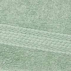 Akiko Home 100% Bamboo Face Towel 500 Gsm | Quick Dry, Super Soft, Anti Bacteria, Fast Absorbent, Eco Friendly, Hypoallergenic, Odor Resistant Face Towel | Pack Of 4 (Green)