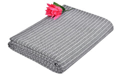 100% Soft Cotton Bedsheet For Single Bed - 60 X 90 Inches, Grey | 400 Thread Count Soft, Durable & Long Lasting - Super Comfortable Touch Bedsheet