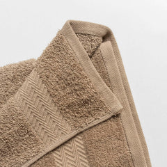 Ddecor Cotton Hand Towel 500 Gsm - Pack Of 2 (Beige)