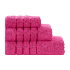 Spread Spain Roman Face, Hand & Bath Large Towel 600gsm | Super Soft & Comfortable, Extra Absorbent Cotton Towels For Face, Body & Gym- Fuchsia (Set Of 3)