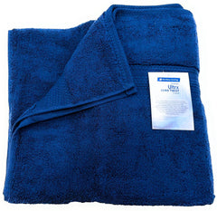 Bombay Dyeing Ultrx 100% Cotton Large Size Premium Bath Towel 650 Gsm - Ink Blue