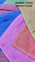 Space Fly Soft Cotton Face Towel 1800 Gsm | Absorbent Washcloths & Handkerchief Set For Home, Gym & Baby Care (Multicolor) - Set Of 12