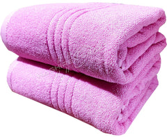 Hashirex Craft Men'S Pure Xxxl Cotton Bath Towel 650 Gsm (Pink)