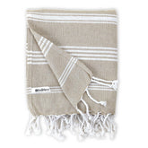 Indihaus Premium Large Cotton Bath Towels 380 Gsm | Soft, Absorbent & Comfortable Large Size Bath Towels (Serene Beige)