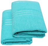 Lush Haven Decor Extra Large Big Men Bath Towel 1000 Gsm | 100% Pure Cotton Full Size Xxxl Ultra Soft, Absorbent & Quick Dry Towel (Sky Blue) - Pack Of 2
