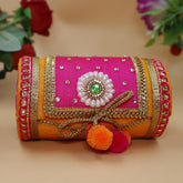 Wood Decorative Cash Box, Shagun Box, Gift Box, Jewellery Box, Bangel Box, Money Box Envelop Wedding Gift Color Pack Of 1, Colour - Multicolour