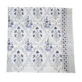 Urbano Homz 100% Cotton Large Size Bath Towel 350 Gsm | For Men & Women, Ethnic Bathing Towel (Blue & Grey)