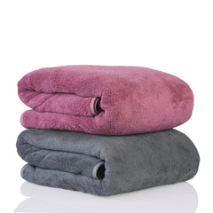 Sellsworld Microfiber Large Bath Towel | Quick Dry Super Absorbent Bath Towel For Men & Women | Towel For Bath, Travel, Gym, Beach, Pool & Yoga (Dark Grey & Redwine)