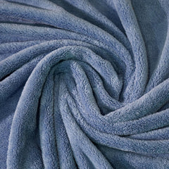 Maxoshine Microfiber Large Size Towels Bath 450 Gsm | Soft Fluffy Coral Fleece Bathing Towel With Hook Quick Dry Super Absorbent Bath Towel (Blue)