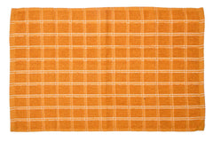 Texstyle 100% Cotton Kitchen Multipurpose Towel 600gsm | Kitchen Cleaning & Quick Drying Of Plates & Glasses, High Absorbency Towel - Pack Of 4 (Mustard)