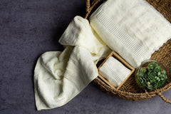 Mush Bamboo Luxurious Bath + Hand & Face Towel 900 Gsm | Ultra Soft, Absorbent & Antimicrobial Towel (Lemon Yellow) -3 Piece