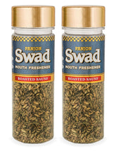 Panjon Swad Roasted Saunf Digestive Mouth Fresheners 240gm, (120gm *2 Bottles)