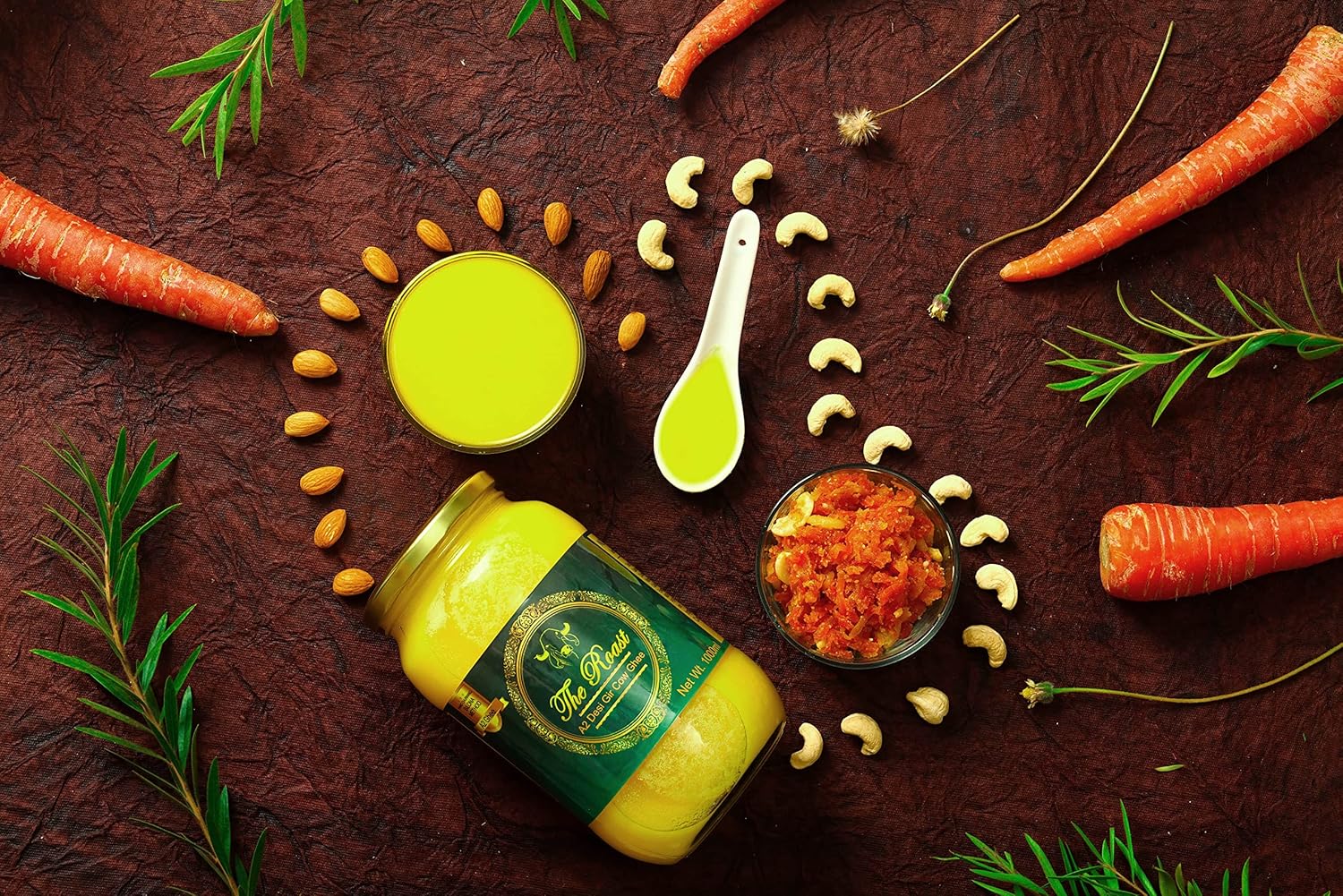 Pure A2 Desi Gir Cow Ghee By The Roast | Highly Nutritious & Healthy Desi Ghee Helps Keep Your Boost Energy | (1 Litre) 33.8 Ounce | Jar Pack Pure A2 Desi Gir Cow Ghee By The Roast | Highly Nutritious & Healthy Desi Ghee Helps Keep Your Boost Energy | (1 Litre) 33.8 Ounce | Jar Pack
