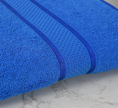 Bombay Dreams 100% Pure Cotton Quick Dry Bath Towel 500 Gsm | Bath Towel Set For Men & Women | Hypoallergenic Soft & Skin Friendly | High Water Absorber (Navy Blue)