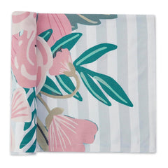 Haus & Kinder Babies Bath Towel 300 Gsm | Baby Bath Towel Cotton Baby Bath Towel Soft Towels Serene Floral (Grey)