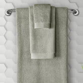 Spread Spain Resort Luxurious Cotton Towels 720 Gsm | Bath, Hand & Washcloth Towels Sets Of 3 Super Softness & Absorbent (London Fog)