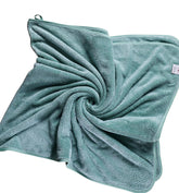 Fezora Microfiber Bath Towels 500 Gsm | Large Size Bath Towel- Super & Absorbent With Hook Quick Dry Towel For Men & Women (Firozi)