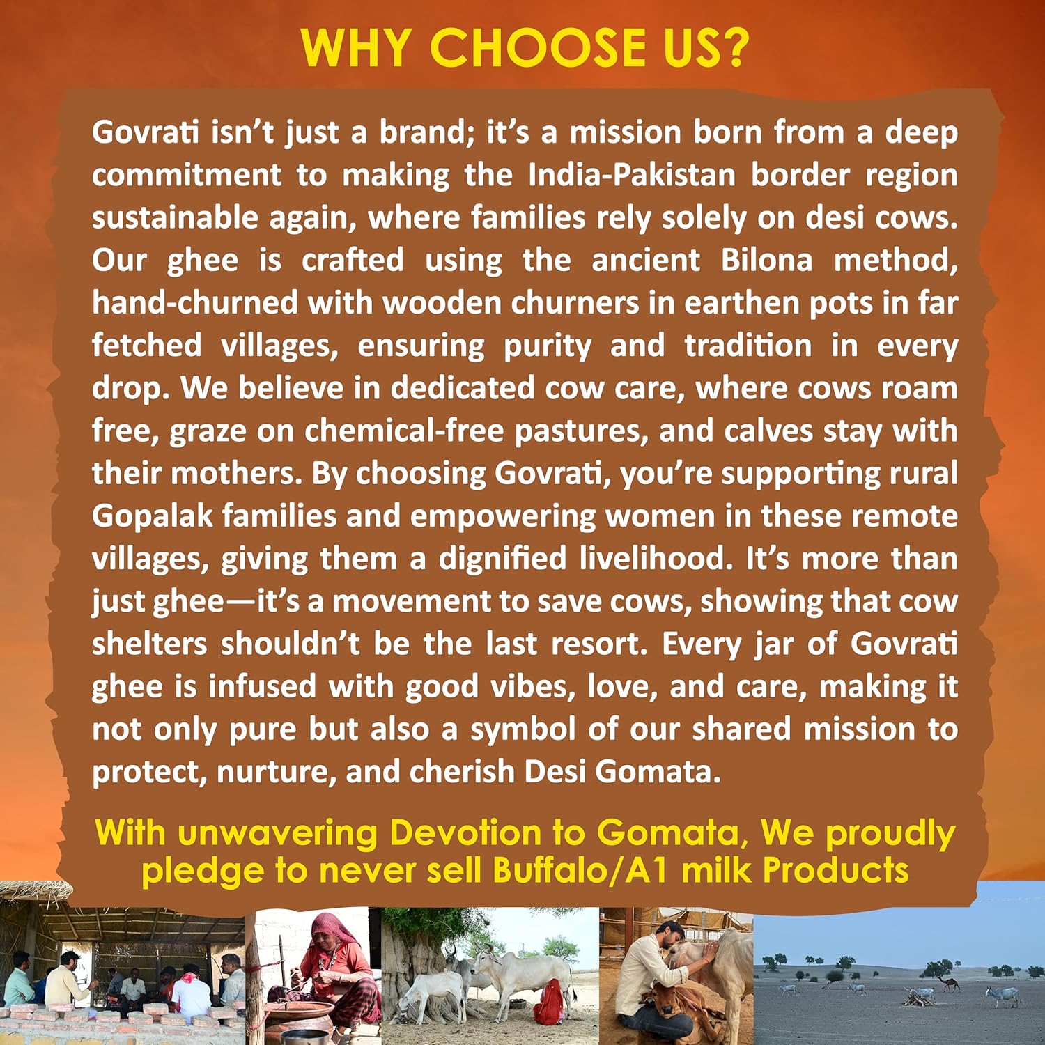 Pure Desi Cow'S A2 Bilona Ghee By Govrati | Vedic Bilona Method Grassfed Cultured Desi Danedar Cow Ghee For Cooking & Frying | (5 Litr) 169.0 Ounce | Tin Pack Pure Desi Cow'S A2 Bilona Ghee By Govrati | Vedic Bilona Method Grassfed Cultured Desi Danedar Cow Ghee For Cooking & Frying | (5 Litr) 169.0 Ounce | Tin Pack