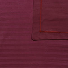 Bedsheet Single Bed With 1 Pillow Covers - 61 X 88 Inches, Wine | Breathable & Durable Sheets | Specially Designed Collection