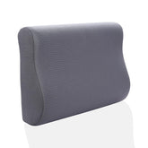 Contour Cervical Pillow For Pain Relief, Memory Foam Pillow, Grey Color | Pillow For Neck & Head, Shoulder Pain Relief, Comfortable Pillow, Breathable, Washable Zipper Cover - 1 Piece