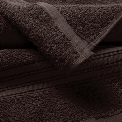 Boutiquo 100% Cotton Bath, Hand & Face Towel 900 Gsm | Eco-Friendly Towels For Men & Women, Ultra Soft & Highly Absorbent - Chocolate Brown (Pack Of 3)