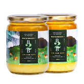 Pure Gir Cow A2 Ghee By Back2Basics | Rich In Nutrients & Protein Fiber Healthy Pure Desi Ghee Good For Diet | 1 Litre (500ml * 2) 33.8 Ounce | Jar Pack