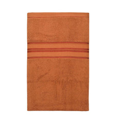 Cotton Bolls Textiles 100% Cotton Bath Towel 600 Gsm | Super Soft & Absorbent Quick-Dry Bath Towel Textured & Durable Cotton Towel (Brown)