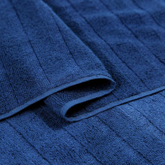 Mytrident Quick Dry 100% Cotton Hand Towel 400 Gsm (Navy Blue) - 2 Pcs