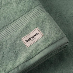 Bathriene 100% Bamboo Bath Towels 600 Gsm Large Size | Luxury Bath Towel Highly Absorbent, Super Soft, Quick Dry & Skin Friendly (Garden Green)