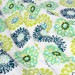 Super Soft Single Fitted Bedsheet With 1 Pillow Cover | 57 X 78 + 6 Inches, Multicolor - Perfect For Use In Bedrooms, Guest Rooms, Dormitories