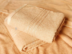 Lush Haven Decor Extra Large Big Men Bath Towel 1000 Gsm | 100% Pure Cotton Full Size Xxxl Ultra Soft, Absorbent & Quick Dry Towel (Peach) - Pack Of 2