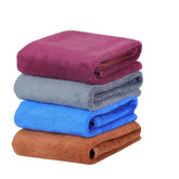 Yellow Weaves Microfiber Face Towel 880 Gsm - Set Of 4 (Multicolour)