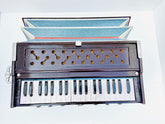 Harmonium For Beginner Or Student - 7 Stopper, 39 Keys, Two Reeds (Bass+ Male), Double Fold Bellow, 3 1/4 Octave | Two Side Carry Handles, Jaali Frame On Keys