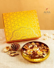GOLDEN FLOATING POTPOURRI CANDLES URLI GIFT SET FOR DECURATE CANDLES