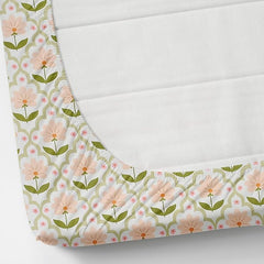 All Around Elastic Fitted Printed Bedsheets For Double Bed Elastic Fitted With 2 Pillow Covers - Size-60 X 78 Inch, Orange | Beautiful Print For Luxury Bedsheets