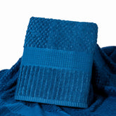 Mush Hearth & Haven Bamboo Large Size Bath Towels 450 Gsm | Bamboo Bath Towel Soft, Highly Absorbent & Quick Dry (Steel Blue)