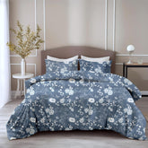 100% Pure Cotton Bedsheet For Double Bed With 2 Pillow Covers - 88 X 90 Inches, Indigo Blue | Soft & Breathable Fabric | Comfortable For Daily Use