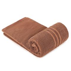 Techsrmaji Cotton Bath Towels 1000 Gsm | Towels For Bathroom Large Size Absorber Towel For Men & Women (Maroon & Brown)- Set Of 2