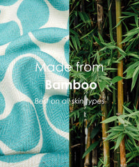 Thirsty Towel Bamboo Bath Towels 720 Gsm | Quick Dry, Lightweight, High Absorbent Bath Towels Large Size -Pack Of 3 (Turquoise Tile + Taupe Tiger & Citrus Checkered)