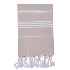 Haber Extra Large 100% Cotton Bath Towel 350 Gsm | Quick Absorption & Faster Drying Towel (Beige)