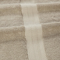 Senses By Riba 2 Bath + 2 Hand & 2 Wash Cloth Towel 1800 Gsm | All Cotton Premium Hotel & Spa Quality, Highly Absorbent Towel (Taupe) - 6 Piece